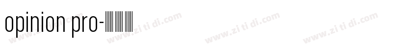 opinion pro字体转换